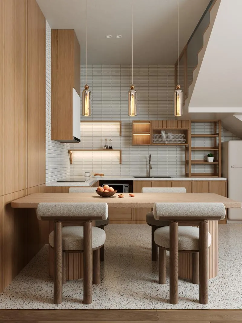 Barwa światła w kuchni