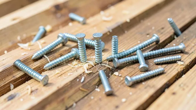 Wybór gwoździ i wkrętów